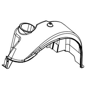 Rear Wheel Mud Fender R