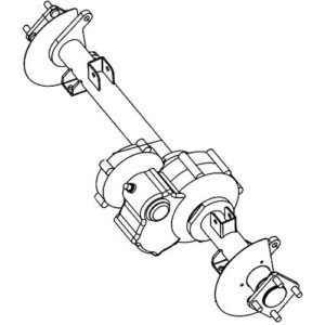 A627 Disc Brake Transaxle For Lifted Cart
