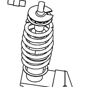 A4 Front Shock Absorber Assy/L