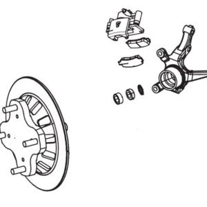 A627 Knuckle Assy For Lifted Cart/L